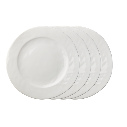 AMELIA Tallrik, Vit Ø37 cm 4-pack