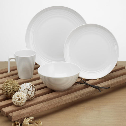 Melaminservis Seramika Vanilla 12-delar antislip