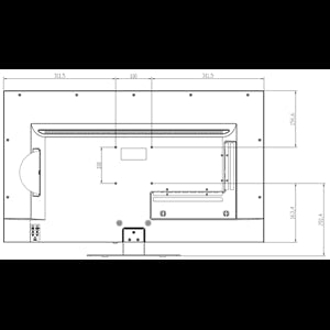 TV alphatronics SL-Line+ SL32DW. 32” / 80 cm.