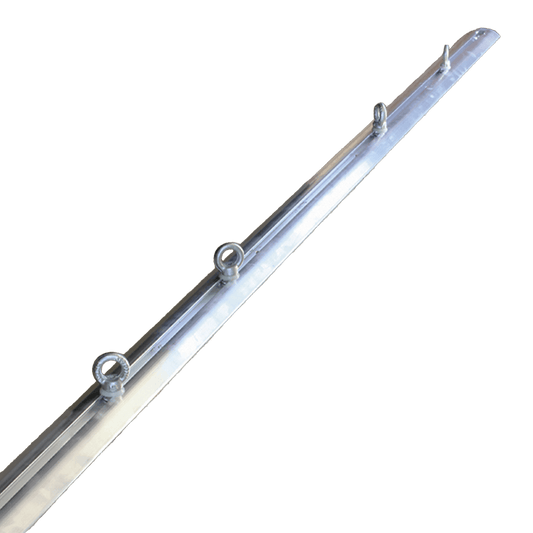 Fiamma garage bar Premium 200. Mått: 200 x 6,6 x 1,3 cm