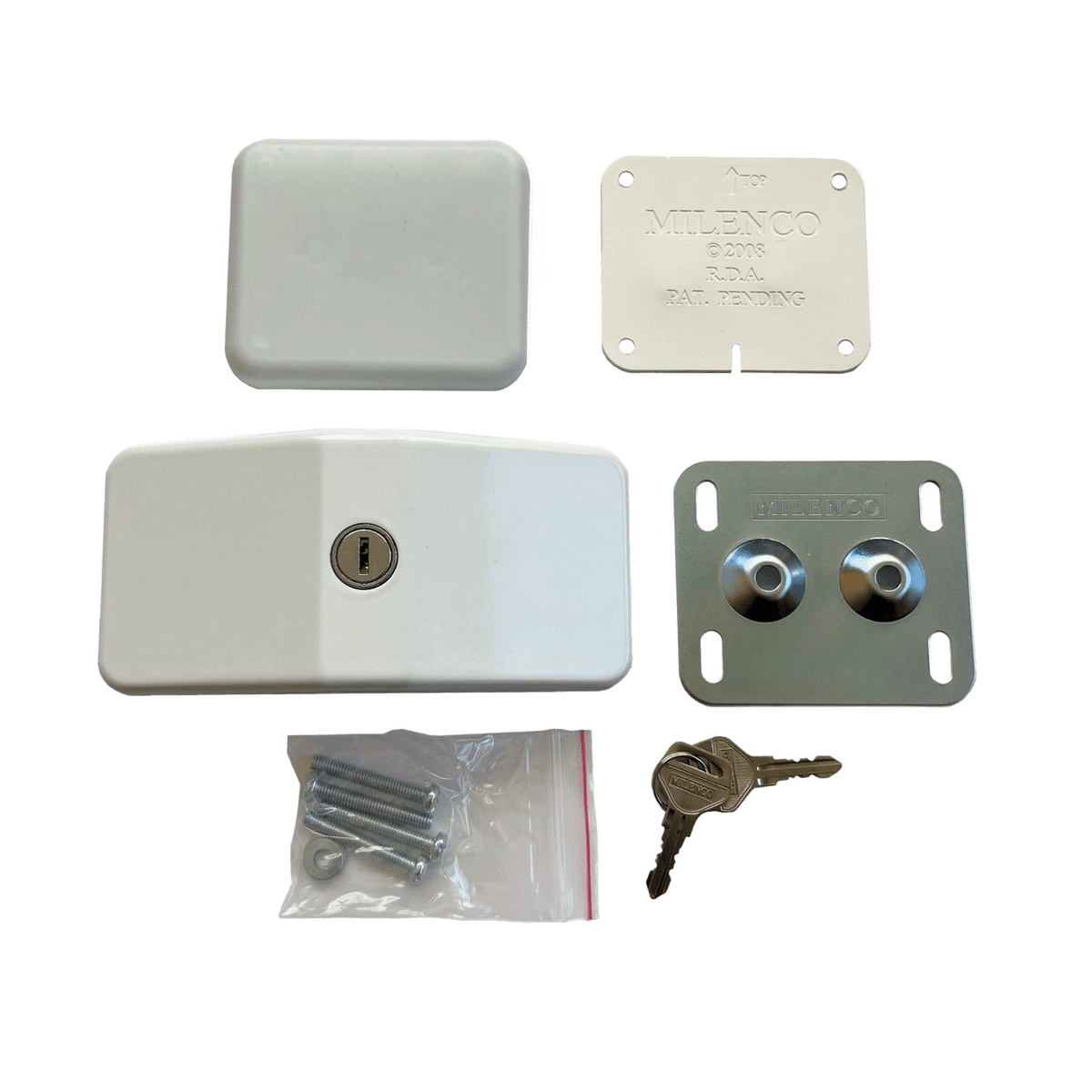 Säkerhetslås för att låsa husbilsdörrens handtag