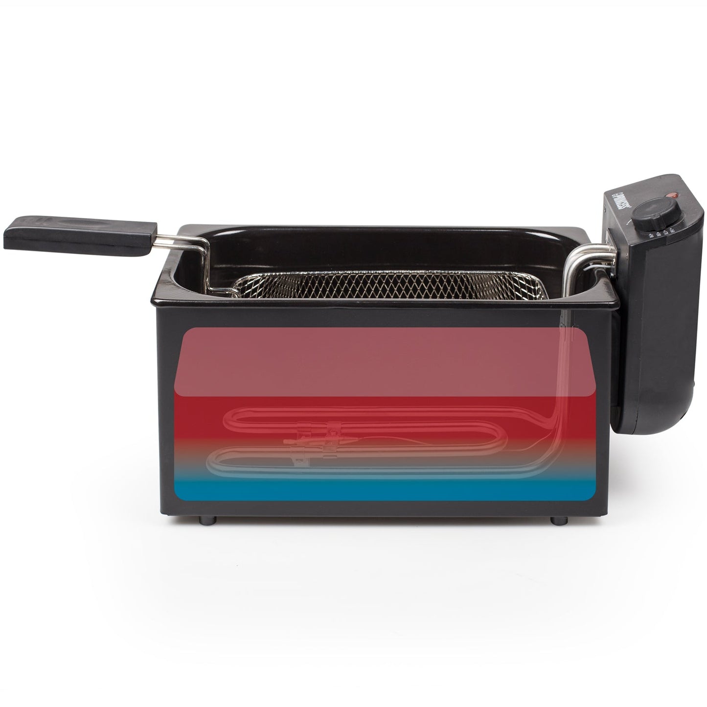 Princess Fritös 3l 182727 Rostfritt stål Svart